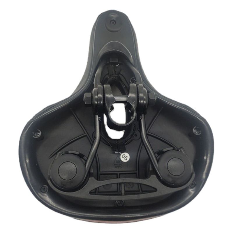 Asiento de bicicleta, cojín para asiento de bicicleta de montaña, asiento hueco grande para la parte trasera, tipo bola que absorbe los golpes, asiento hueco y transpirable.