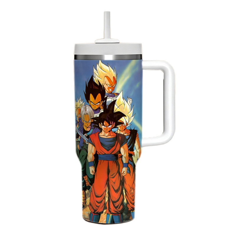 クロスボーダー Amazon 40oz ドラゴンボール ドラゴンパール カーカップ ステンレス製 アイスバーカップ タンブラー|undefined