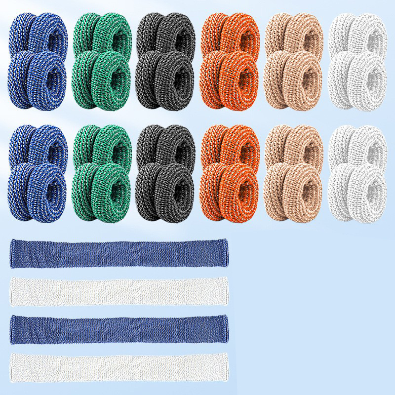 Cross-Border Hot Selling Tubular Finger Protectors Soft Rebound Breathable Fit Fixed Bandage Sports Bandage Finger Cots