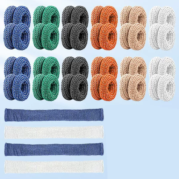 Cross-Border Hot Selling Tubular Finger Protectors Soft Rebound Breathable Fit Fixed Bandage Sports Bandage Finger Cots