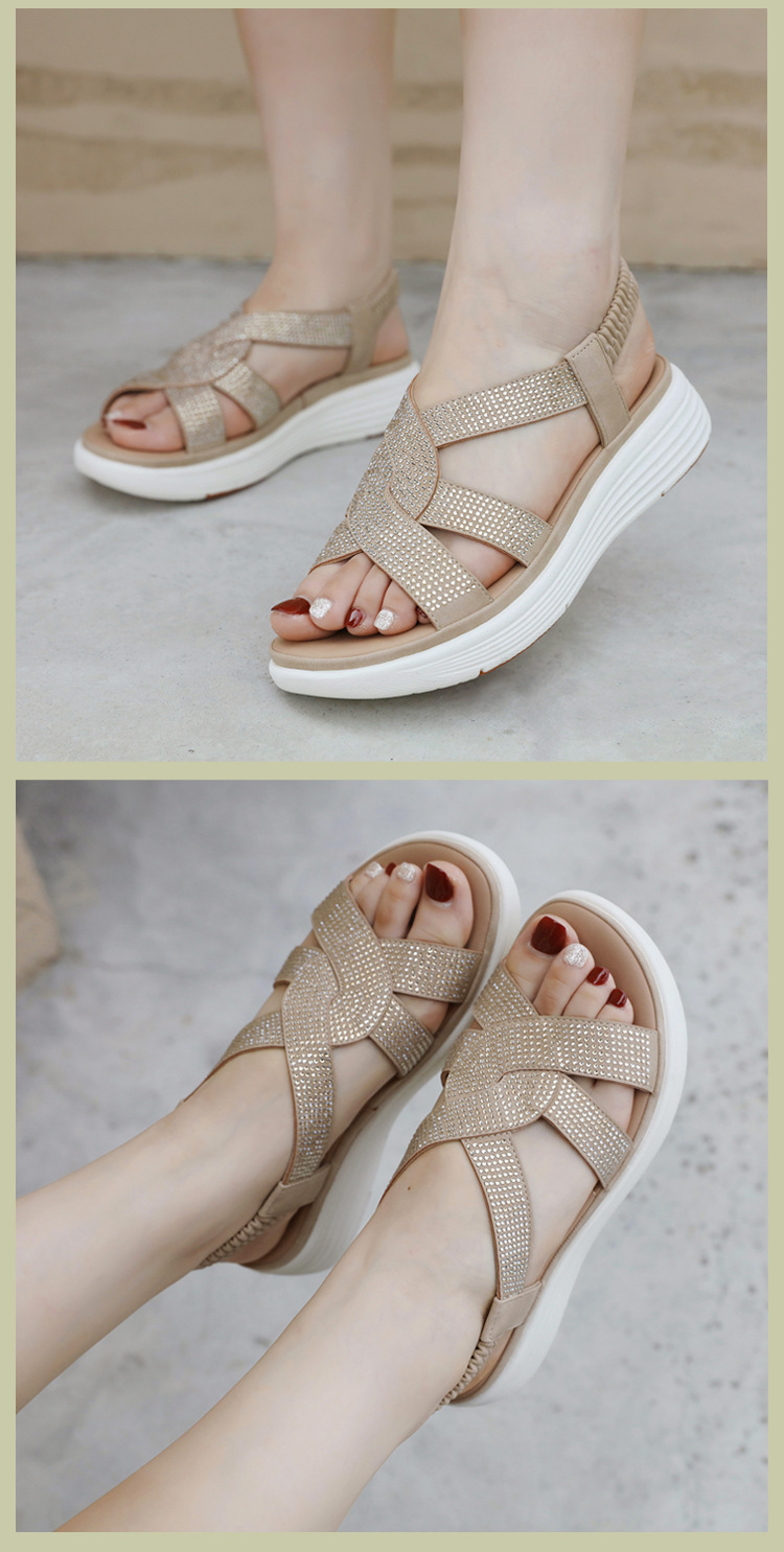 V360-9 Neue 2025 Strass Dicke Sohle Große Größe Leichte Süße Sandalen Für Frauen_voghion.com