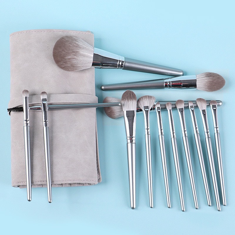 14-Piece Makeup Brush Set for Beginners, Ultra Soft Complete Powder Brush Set, Eyeshadow Brushes, Blush Brushes, Beauty Tools