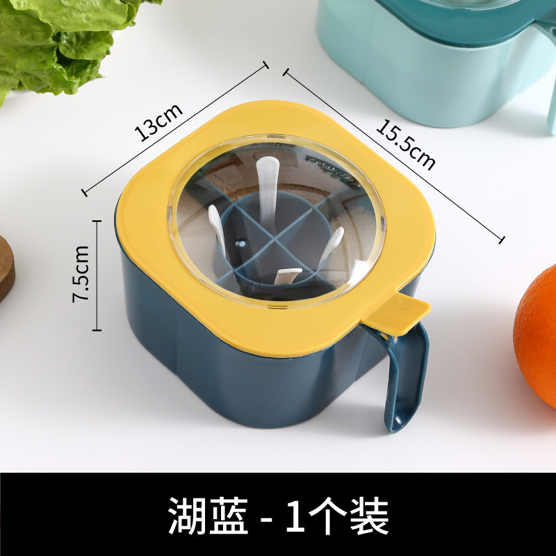 调料盒套装组合盐罐四合一体糖味精家用厨房大容量防潮调味料盒子|undefined