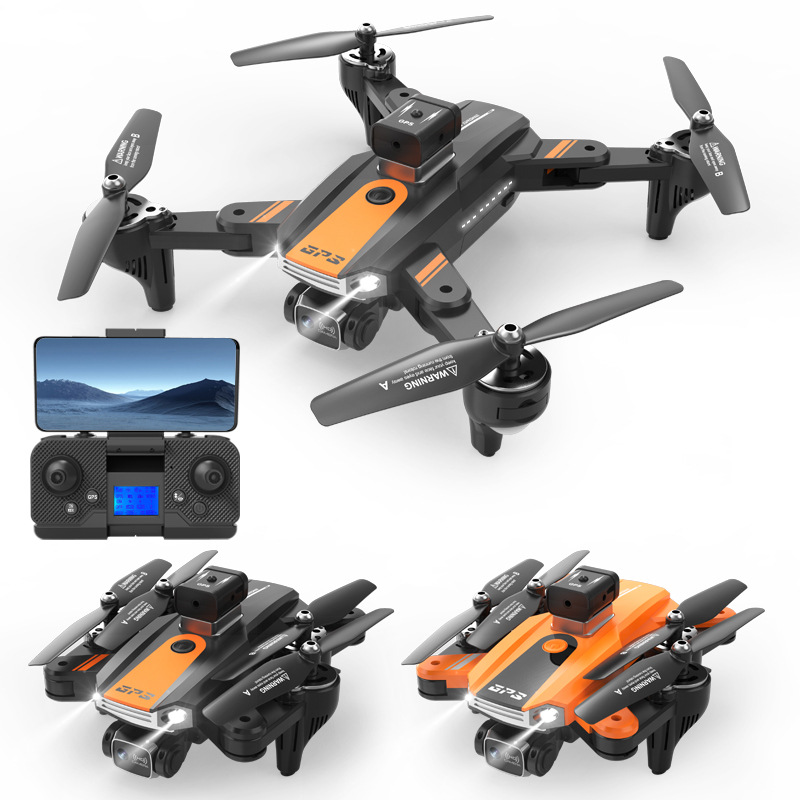 360 ° evitación de obstáculos inteligente GPS posicionamiento de flujo óptico plegable UAV HD fotografía aérea de cuatro ejes aviones de control remoto
