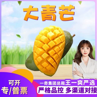 【严选】越南大青芒 代发热带果实生熟两吃应季新鲜水果青皮芒果