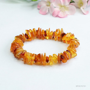 Yuyu Natural Amber Duobao Bracelet Beeswax Blood Pepper Gold Pepper Bracelet Factory on behalf of HP3070701
