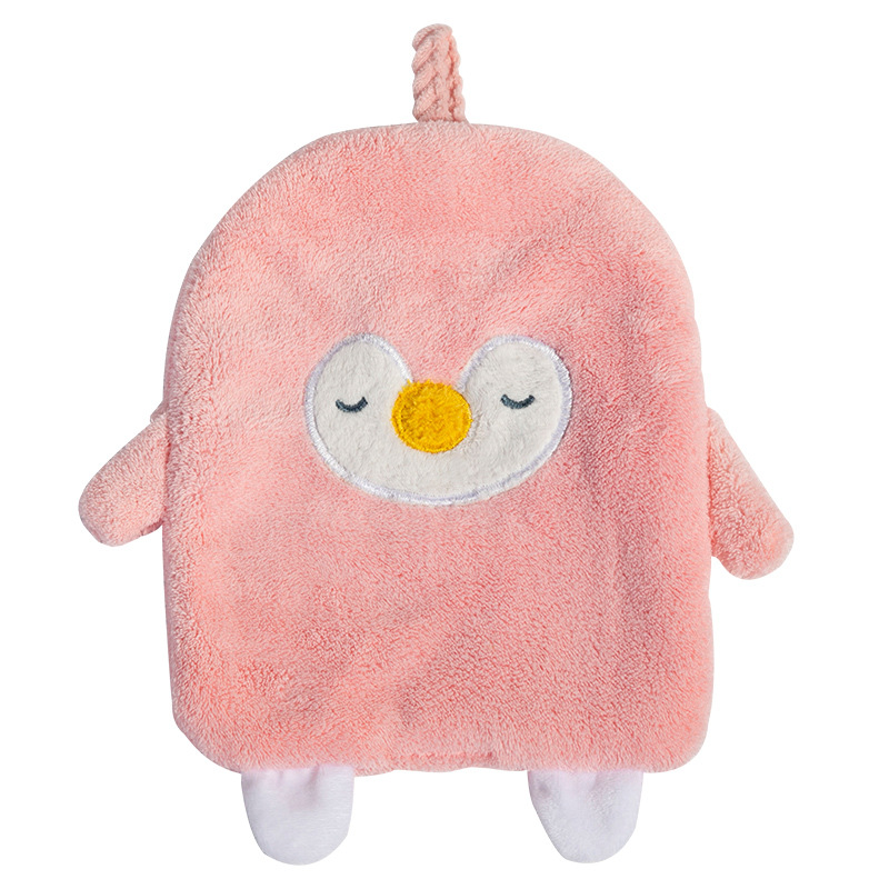 Fábrica personalizada toallas de coral creativas colgantes lindas toallas de toallas de toallas de absorción de agua espesar para el hogar