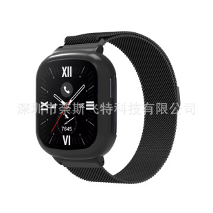 Применимо к корпусу Honor Watch 4 + ремешок 2-в-1 Магнитный металлический ремешок Milan