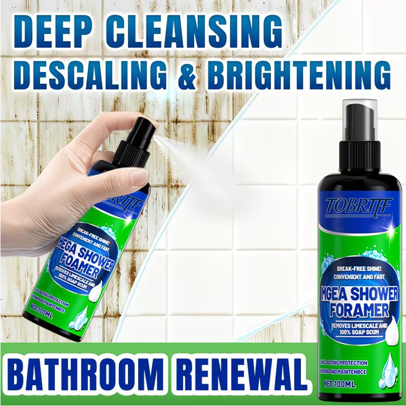 Multifunctional bathroom cleaner with a powerful stain-removing formula, designed specifically for tiles and sanitary ware, effectively removes soap scum Multifunctional bathroom cleaner with a powerful stain-removing formula, designed specifically for tiles and sanitary ware, effectively removes soap scum