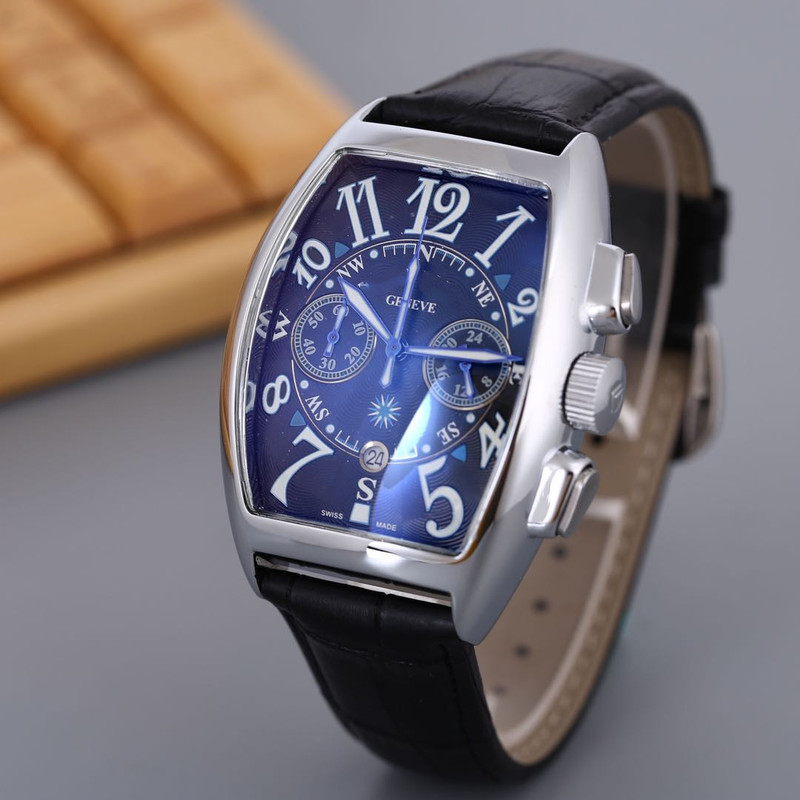 2020 Foreign Trade Men's Quartz 6-Pin Second Running Flange Watch Manufacturer Wholesale