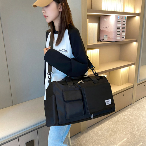 New Foldable Large Capacity Travel Bag with Dry Wet Separation, Sports Swimming Fitness Bag for Students and Business Trips, Short Trip Luggage