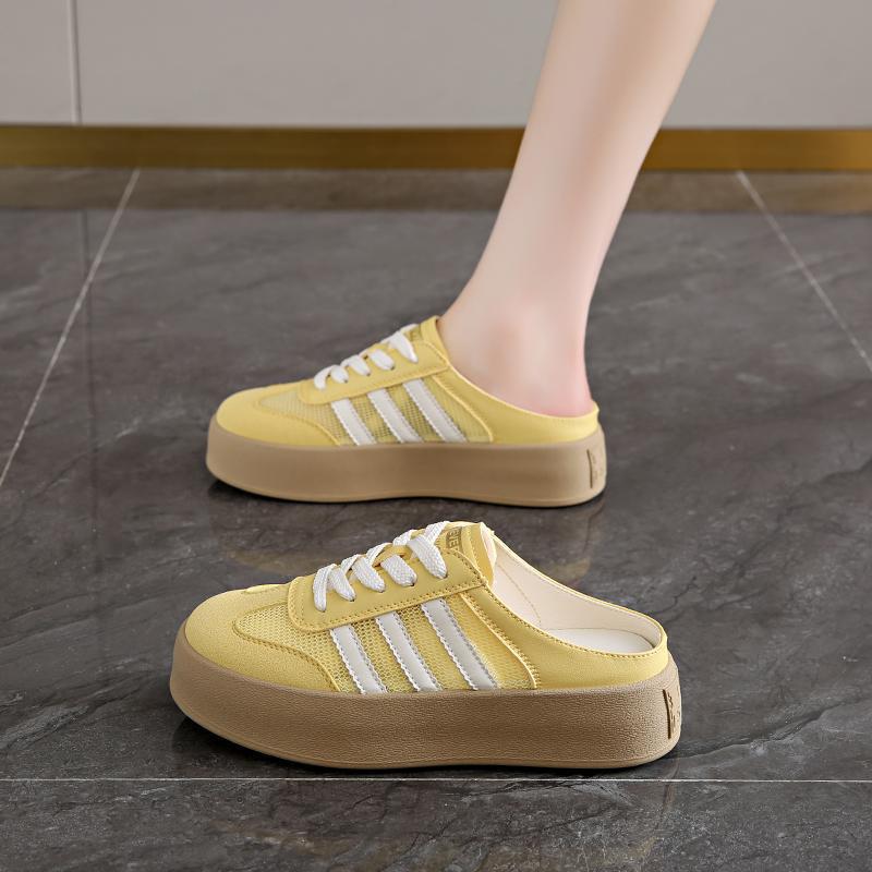 2025 New Half-Slip Summer Thin Thick-Soled German Training Shoes Forrest Gump Shoes Women's Mesh Breathable Versatile Sports Shoes 2025 New Half-Slip Summer Thin Thick-Soled German Training Shoes Forrest Gump Shoes Women's Mesh Breathable Versatile Sports Shoes