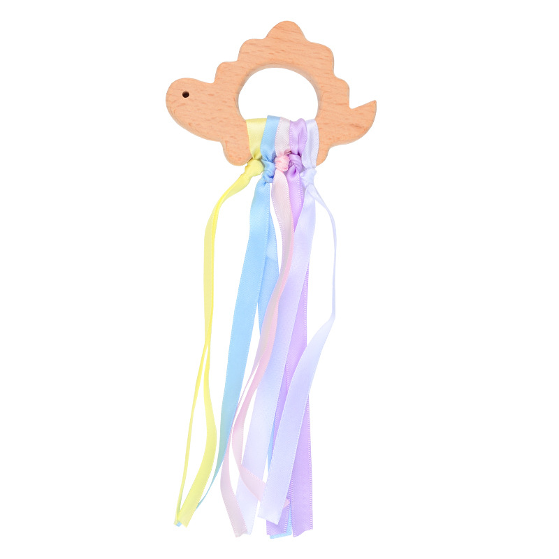 Transfronterizo Amazon Venta caliente Infantil Educación Temprana campana Arco Iris cinta color cognición colorido juguete de madera mordedor