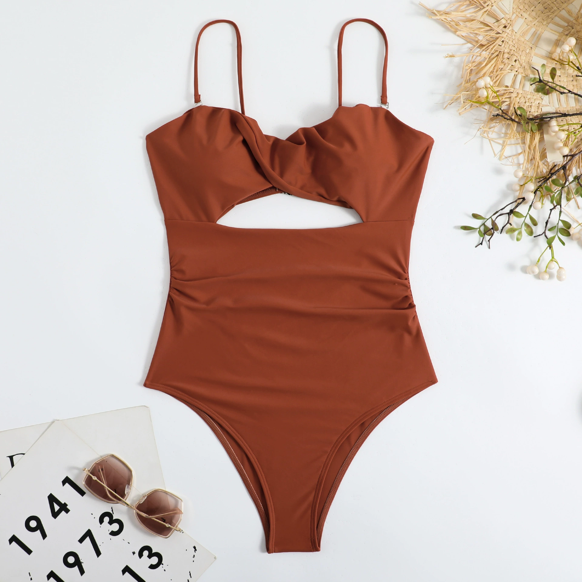 Colored swimwear, supporting bodysuit, European style, 24 years, Amazon