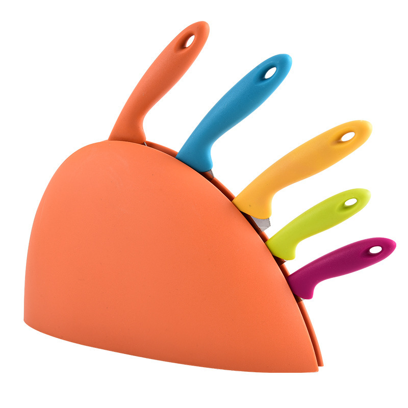 Conjunto de 6 piezas de asiento de color mango de caparazón de tortuga