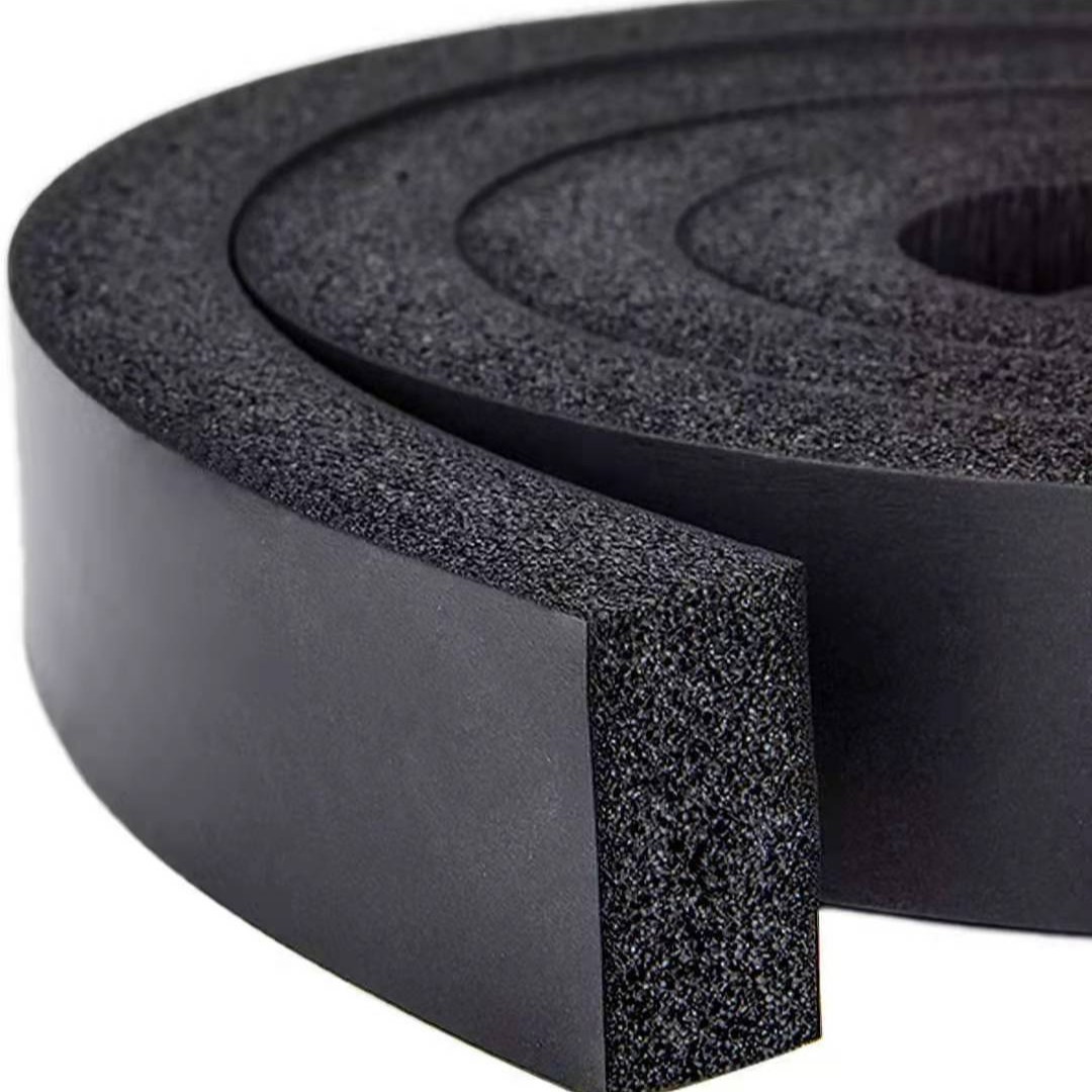 PVC+NBR空调泡沫条橡塑密封条 耐油阻燃泡棉胶条 慢回弹泡棉胶带