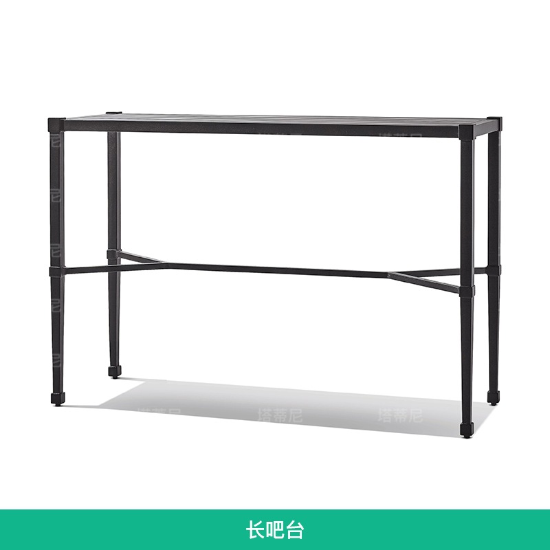 Mesa y silla al aire libre combinación de muebles de ocio modernos y minimalistas Villa patio jardín impermeable a prueba de agua y protección solar mesa y silla de aleación de aluminio image 16