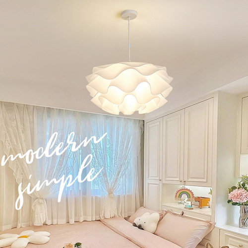 Pine cone lamp bedroom bedside chandelier simple creative Nordic book room cloud pumpkin lantern internet celebrity Xiaohongshu chandelier