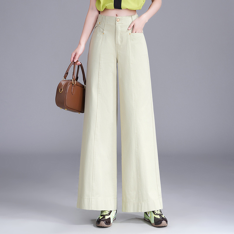 High-End Orange Wide-Leg Jeans for Women, Spring 2026 New Style, Loose Fit, Slimming, Trendy This Year, Straight-Leg Pants for Petite Figures High-End Orange Wide-Leg Jeans for Women, Spring 2026 New Style, Loose Fit, Slimming, Trendy This Year, Straight-Leg Pants for Petite Figures
