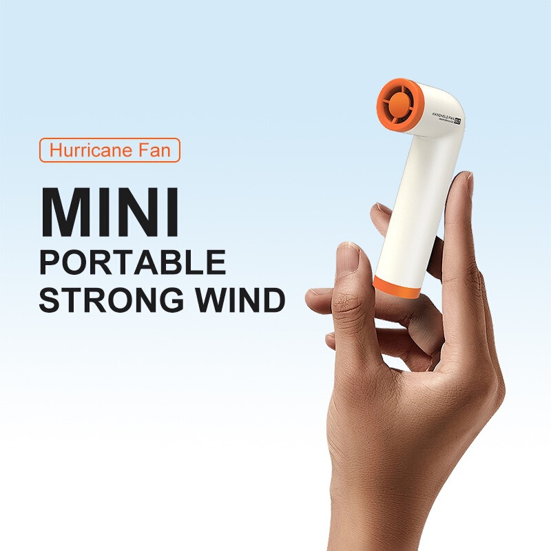 Baiyin Box 新製品超高速ハンドヘルド小型ファン強力な強風小型風力砲デスクトップブラシレス第 2 形態ファン|undefined