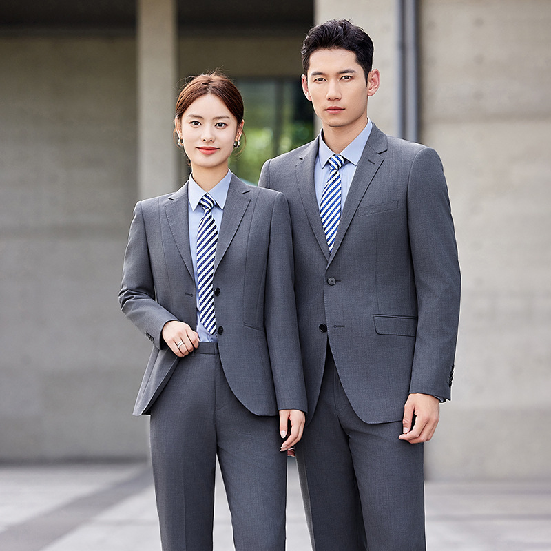 High-end non-iron wool blended suit suit men and women with the same temperament business suit formal wear corporate tooling group purchase High-end non-iron wool blended suit suit men and women with the same temperament business suit formal wear corporate tooling group purchase