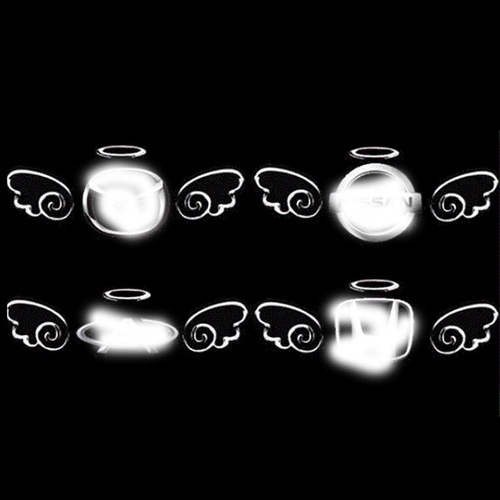 Angel Wings Car Wing Car Decal Metal Car Emblem Decal Body Decoration Sticker Cartoon Personalized Decal Soft Car Sticker