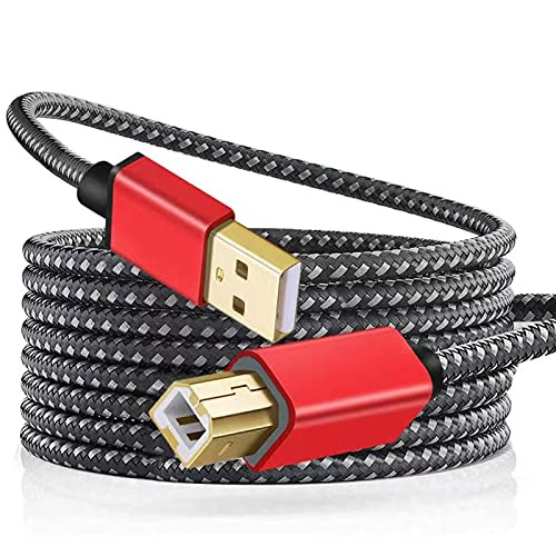 USB2.0 nylon woven printer data connection cable oxygen copper…
