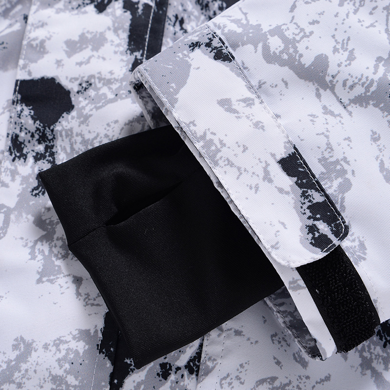 Skianzug mit Kapuze für Paare mit mehreren Taschen, Direktverkauf ab Werk, winddicht und wasserdicht_voghion.com