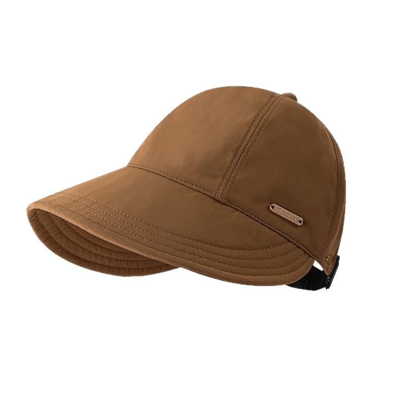 Ruth Style Duckbill Cap Versatile Open Top Can Hang Mask UV Protection Sun Hat_voghion.com