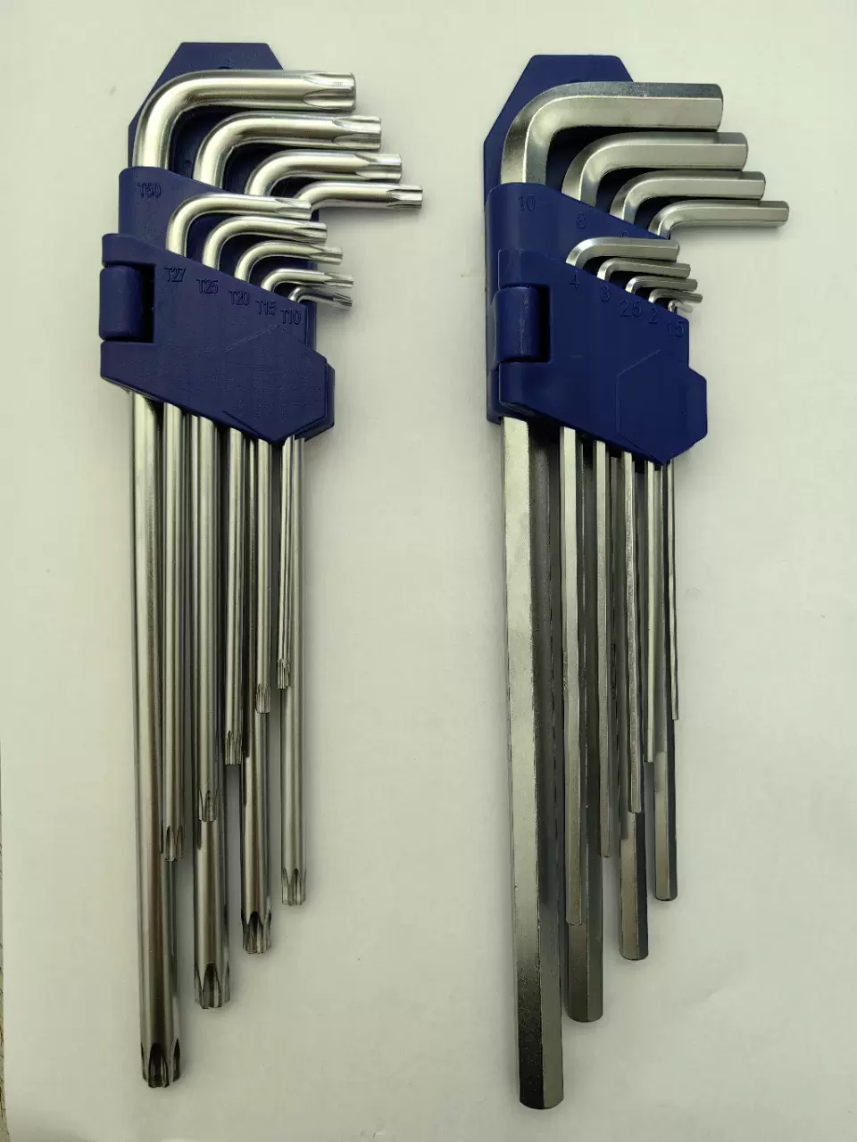 工厂热销9件套L型 9PC特长平头9PC特长梅花内六角扳手