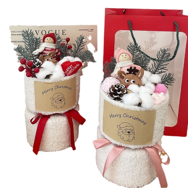 Sanba mujeres Dios día muñeca ramo de dibujos animados para maestros, amigos masculinos y femeninos, novias, muñeca de hijo femenino