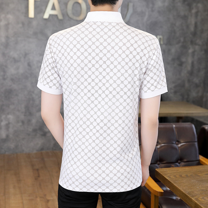 Ángulo 818-verano nuevo estilo casual camisa polo de manga corta moda para hombres camiseta de manga corta para hombres