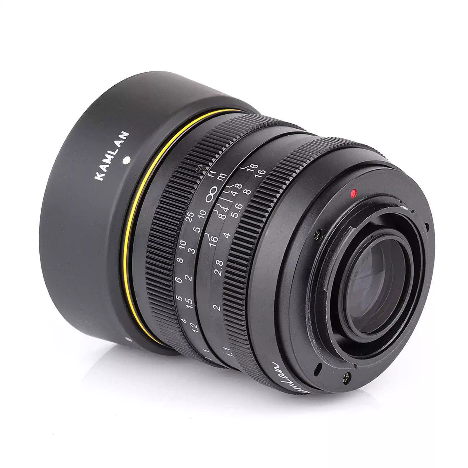KAMLAN 50 мм F1.1 с фиксированным фокусом и большой апертурой APS-C, ручной портретный беззеркальный объектив, подходящий для Sony и Canon