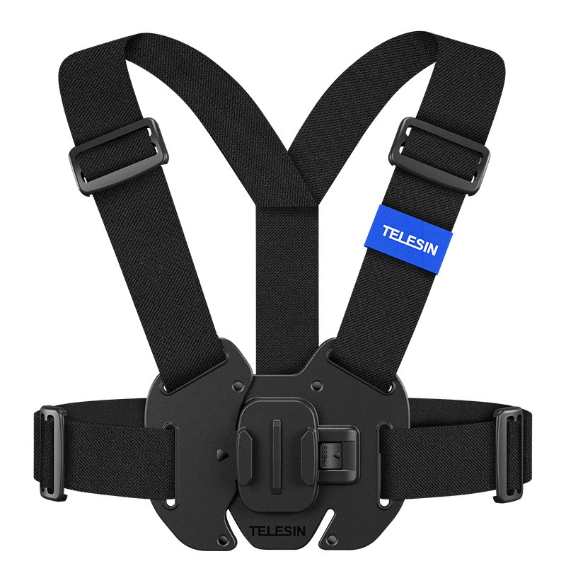 Поясной держатель для камеры TELESIN Tai Xun адаптированный GOPRO для груди, съемка, быстрая разборка, регулируемый, для мобильного телефона, вид от первого лица