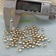 铁材料5MM圆形银色铆钉 衣服鞋材料4抓钉 配件柳钉 圆爪钉