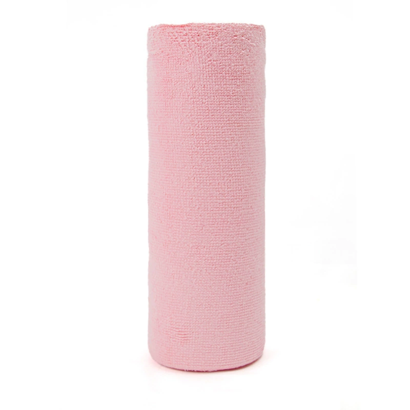 Microfiber Cleaning Cloth Roll, Multi-Color 25×25 cm, 20 Sheets per Roll, Absorbent
