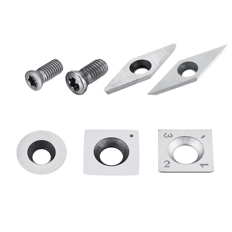 木工车刀片舍弃式手持式木旋刀片硬质合金刀片DIY自制车刀