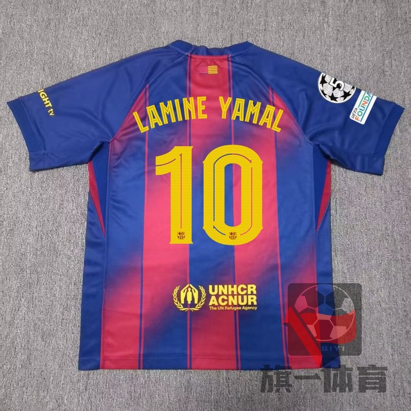 2526 バルセロナ アウェイ ファンバージョン ジャージ No.10 アマール No.8 ペドリ No.9 レヴァン サッカーユニフォーム シングルトップ|undefined