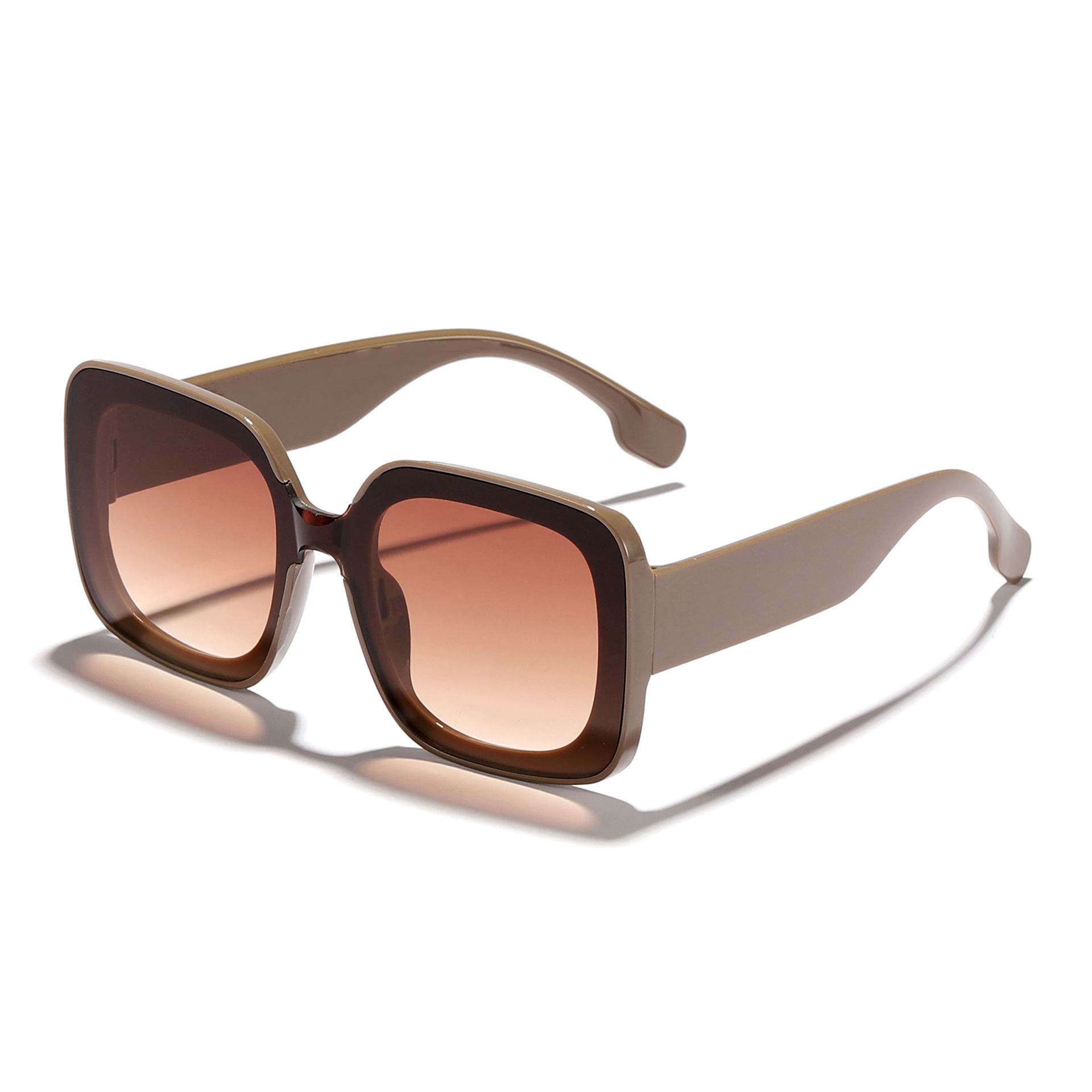 Gafas de sol retro cuadradas europeas y americanas 2024 celebridades de Internet transfronterizas con el mismo estilo