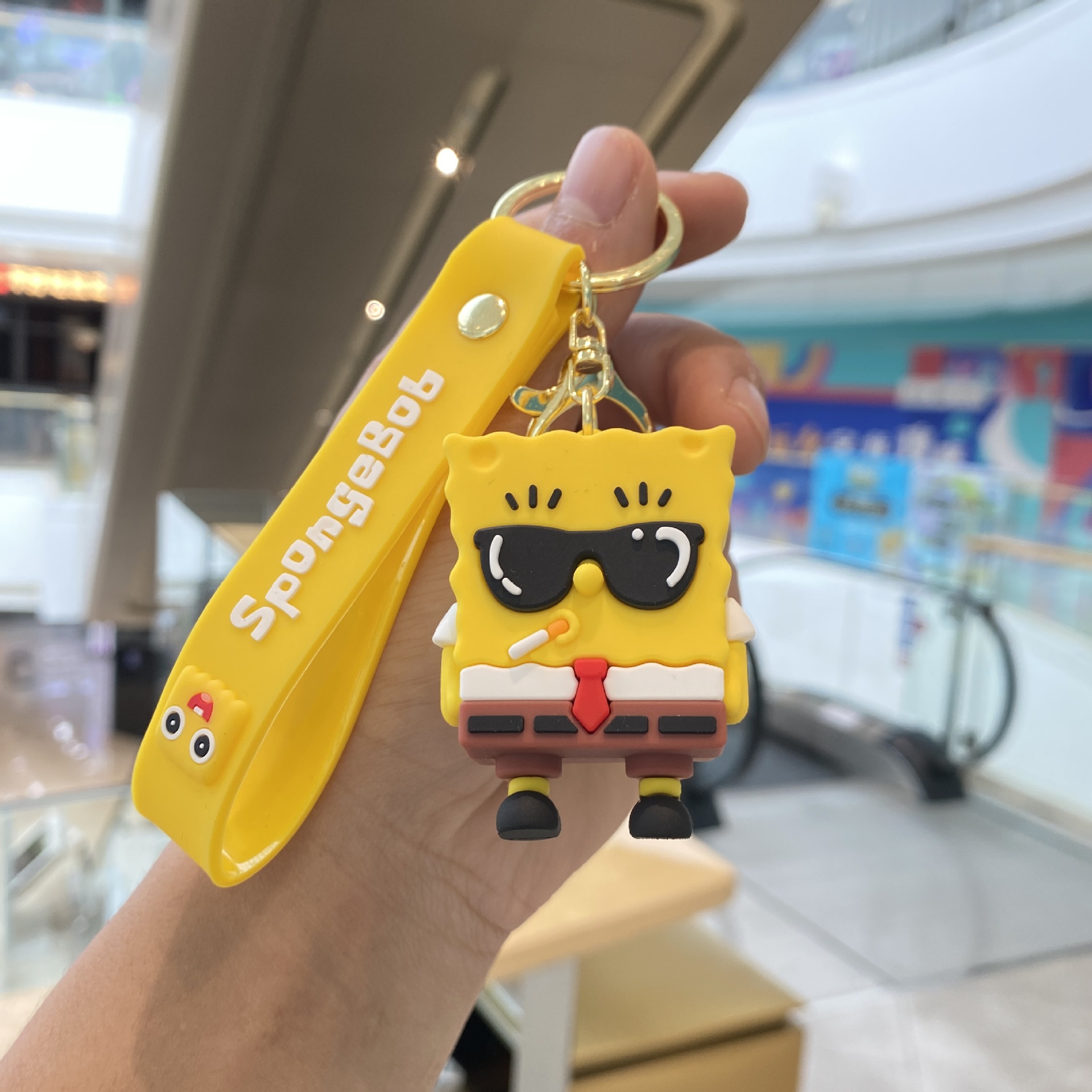 Nueva esponja bebé llavero Paida estrella muñeca colgante llavero bebé captura máquina estudiante pequeño regalo al por mayor