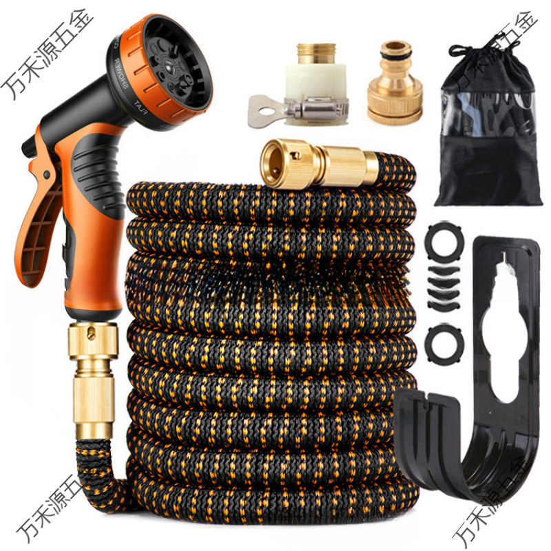 厂家批发跨境洗车水枪高压水管套装花园软管伸缩水管喷洒工具