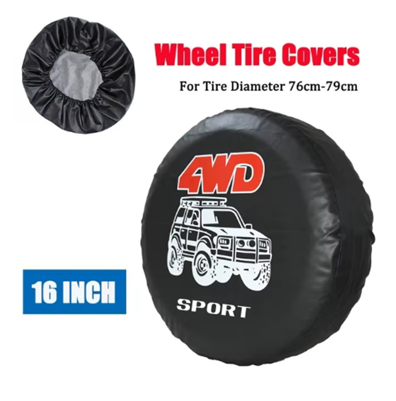 Tire Cover Car Cover 14-17 Inch Protective Cover Tire Cover Dust Cover Suitable for Cars, Electric Cars, Rovers, Off-Road Vehicles