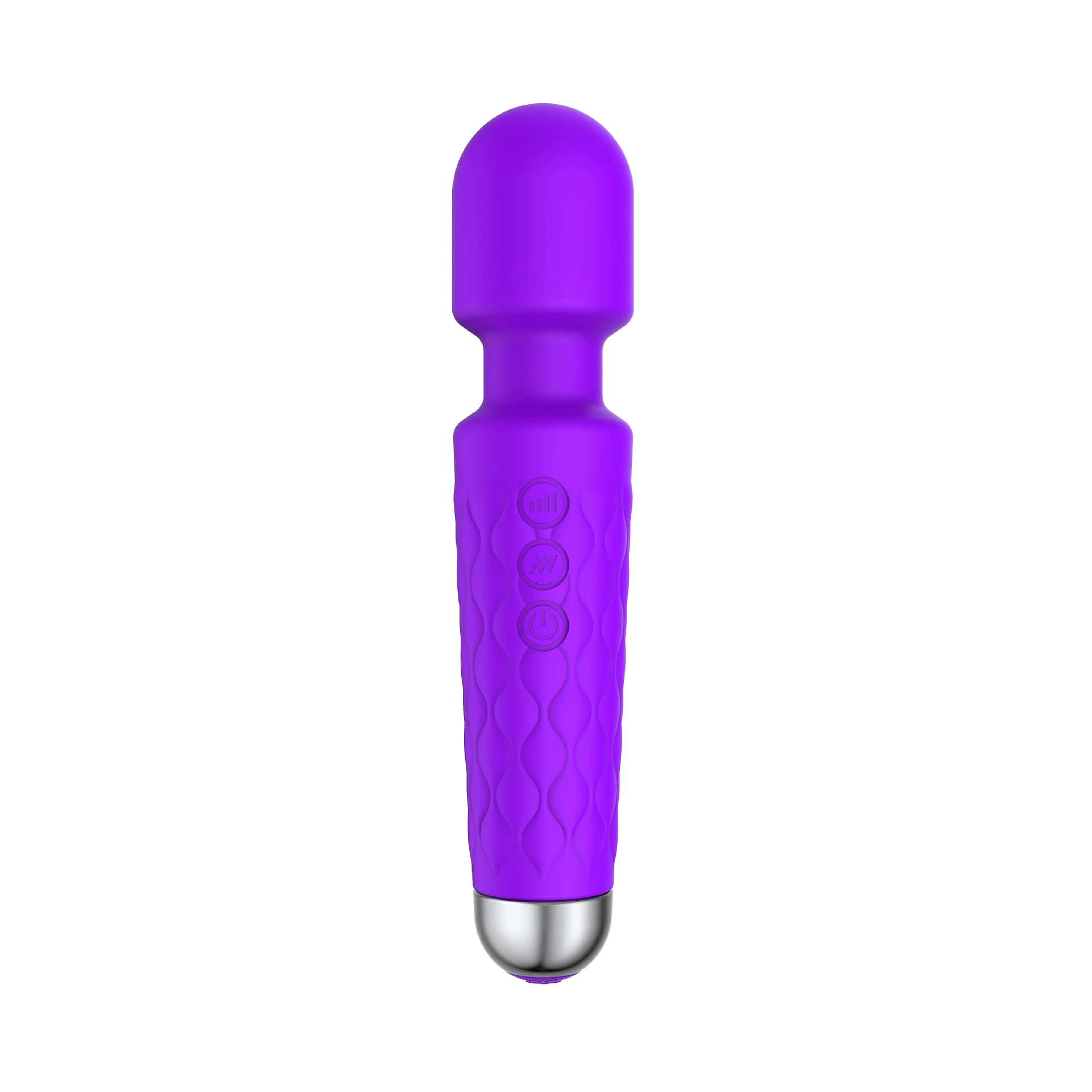 Wand vibrator AV stick 20-frequency, silicone massage stick, small and large sizes