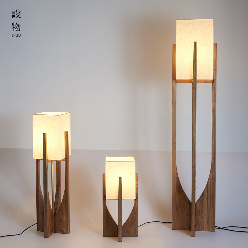 Japanese retro design floor lamp for living room