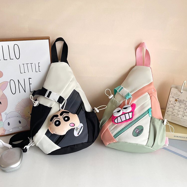 Cartoon Ins Xiaoxin Backpack Mr. Crocodile Large Capacity Cute Lightweight Casual Small Shoulder Bag Student Backpack