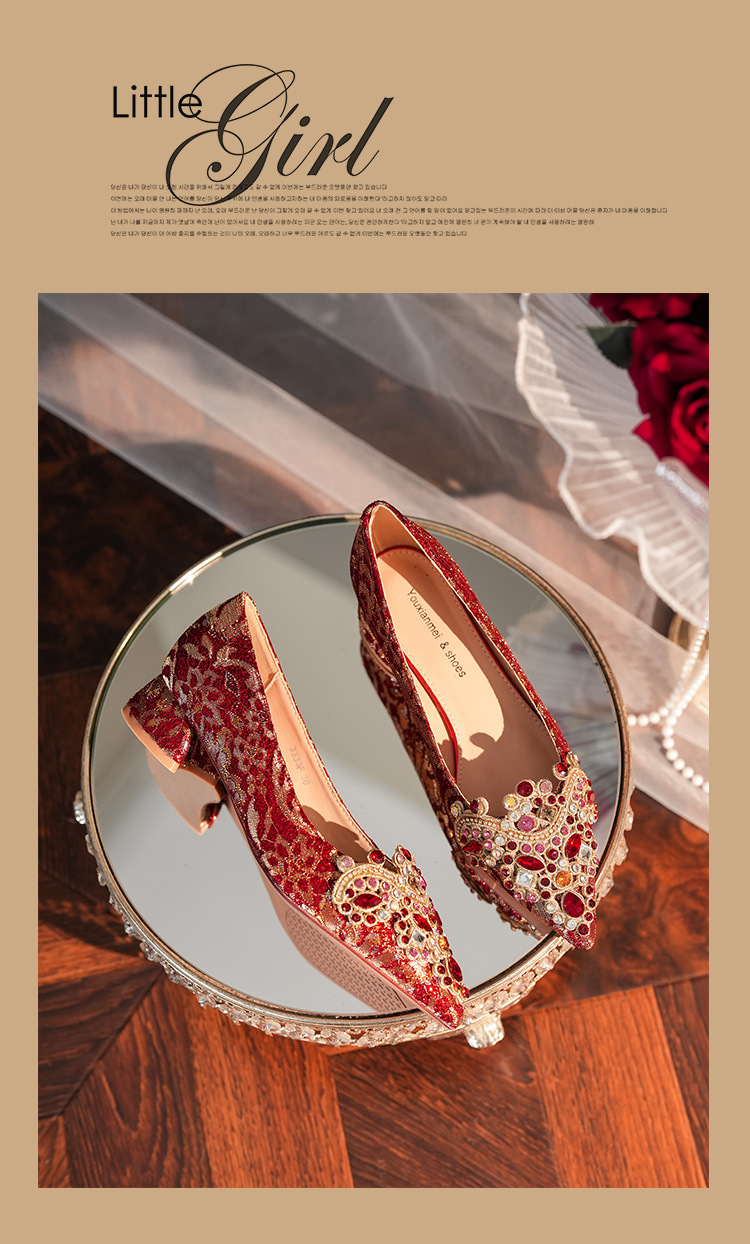 3333F-007 Scarpe da donna con tacco basso, punta a punta, in raso, comode, per damigelle d'onore, da sposa e feste_voghion.com