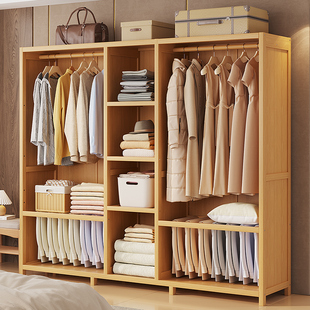 Wardrobe Simple Wardrobe Rental Bedroom Home Storage Cabinet Assembly Strong and Durable New 2025 Cabinet