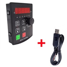 伺服步进电机控制器脉冲调速正反转定位角度圈数三轴可编程时间IO