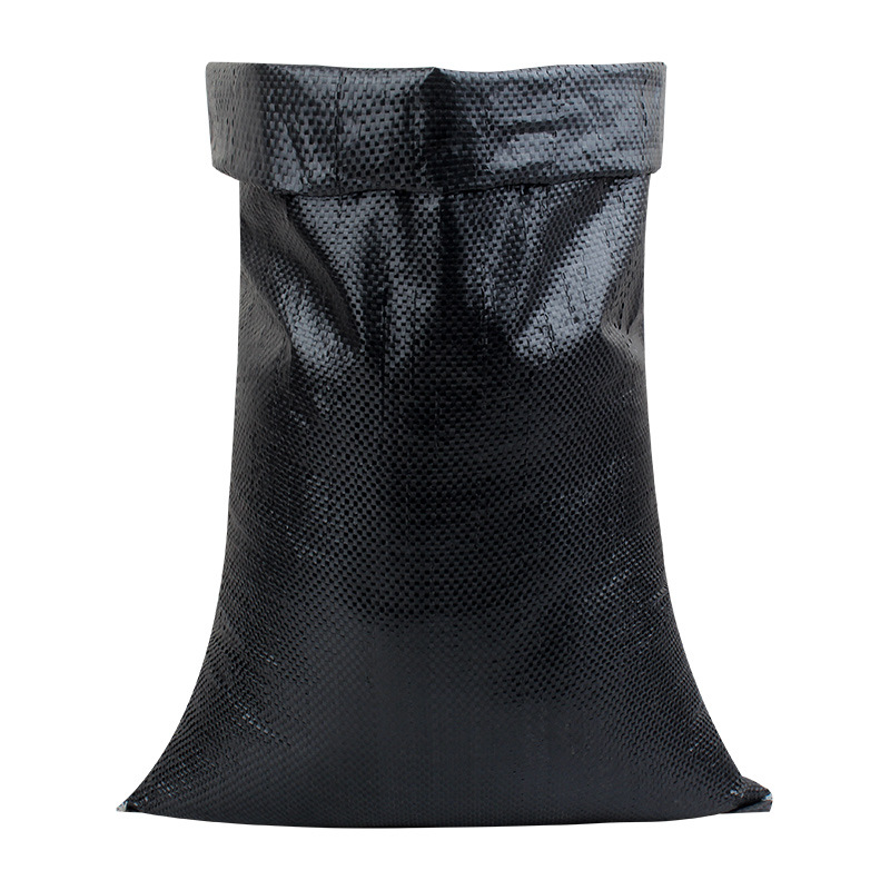 Bolsa de tejido negro de carbono expreso embalaje bolsas de piel de serpiente protector solar antienvejecimiento antiinundación cofferdam bolsa de arena mayorista antiinundación bolsa de arena