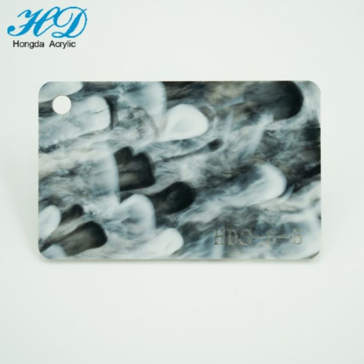 【厂家直销】源头工厂高品质亚克力半透单面云石板PMMA有机玻璃板